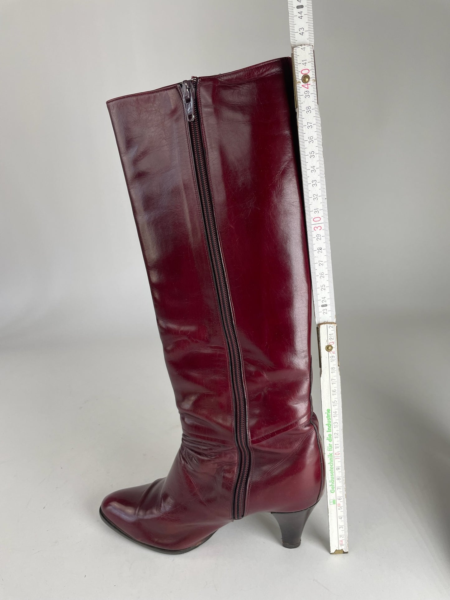 Vintage Dior Heeled Boots Patent Leather Purple