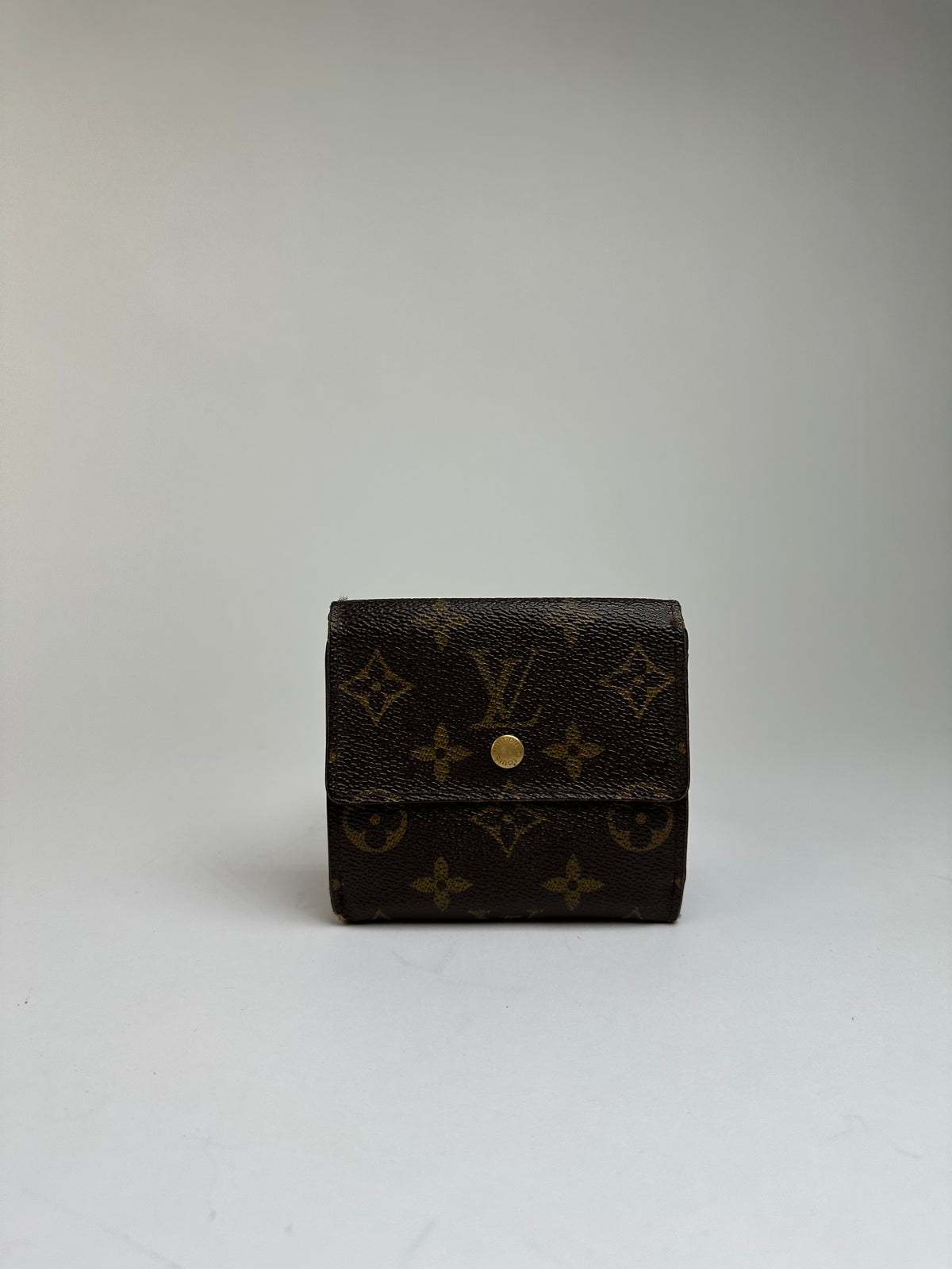 Vintage Louis Vuitton Monogram Canvas Bifold Wallet 2018 Brown