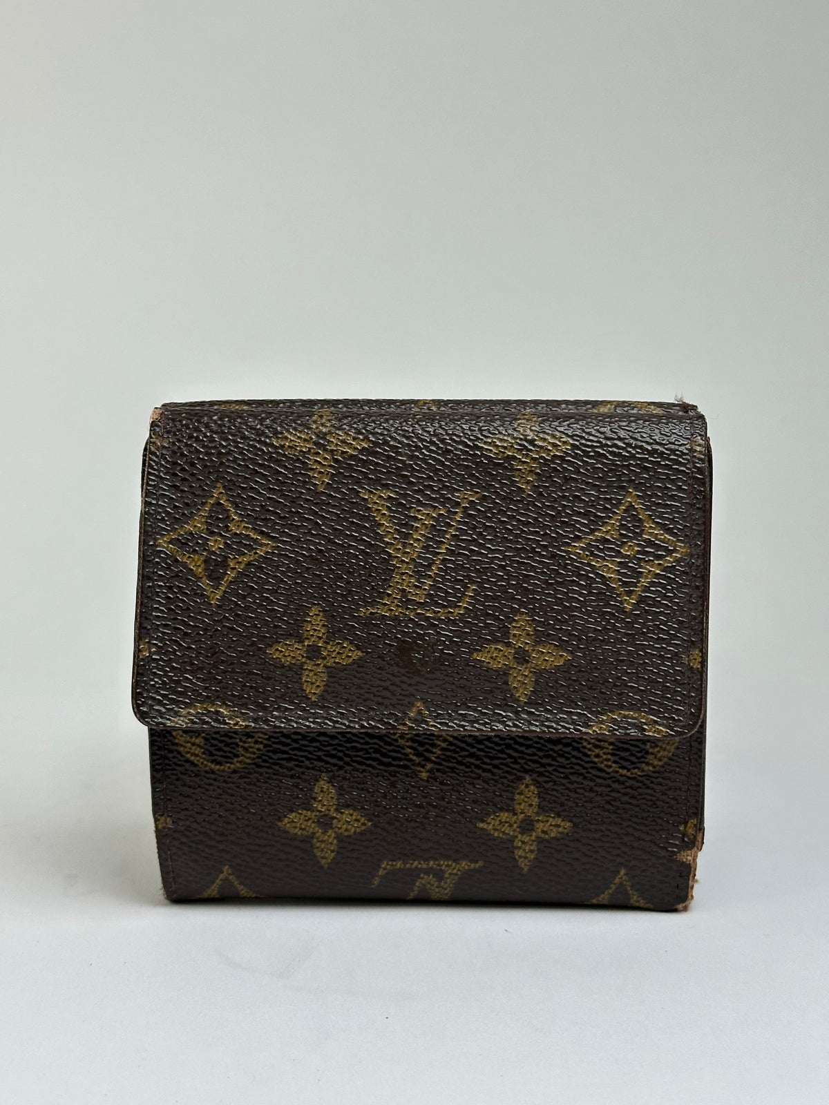 Vintage Louis Vuitton Monogram Canvas Bifold Wallet 2018 Brown