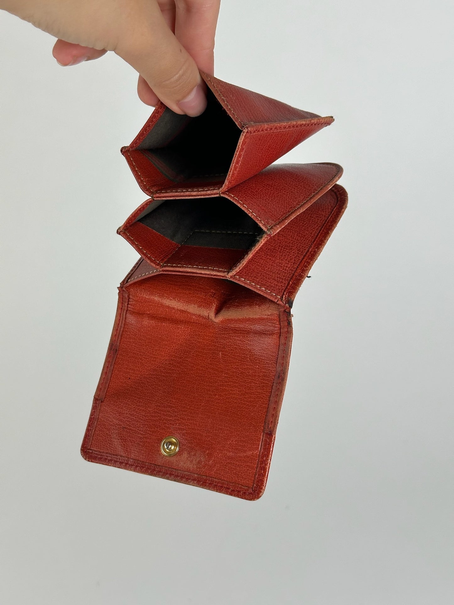 Vintage Loewe Madrid Coin Case orange