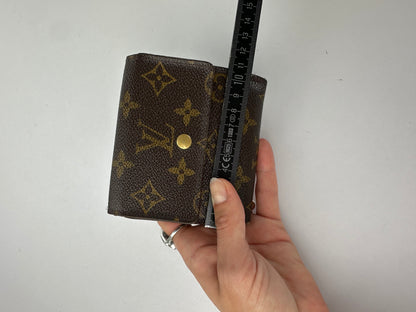 Vintage Louis Vuitton Monogram Canvas Bifold Wallet 2018 Brown