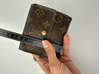 Vintage Louis Vuitton Monogram Canvas Bifold Wallet 2018 Brown