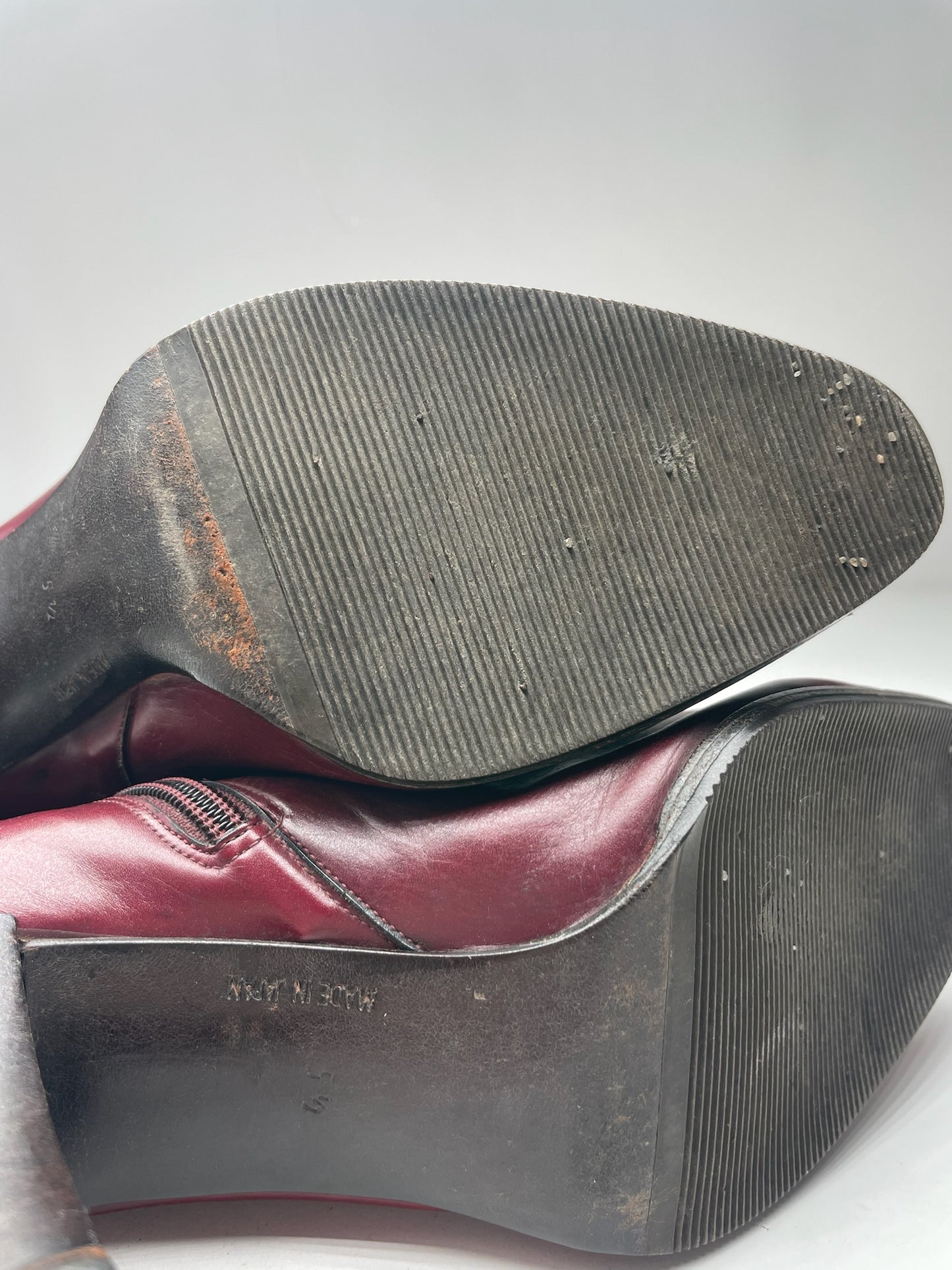 Vintage Dior Heeled Boots Patent Leather Purple