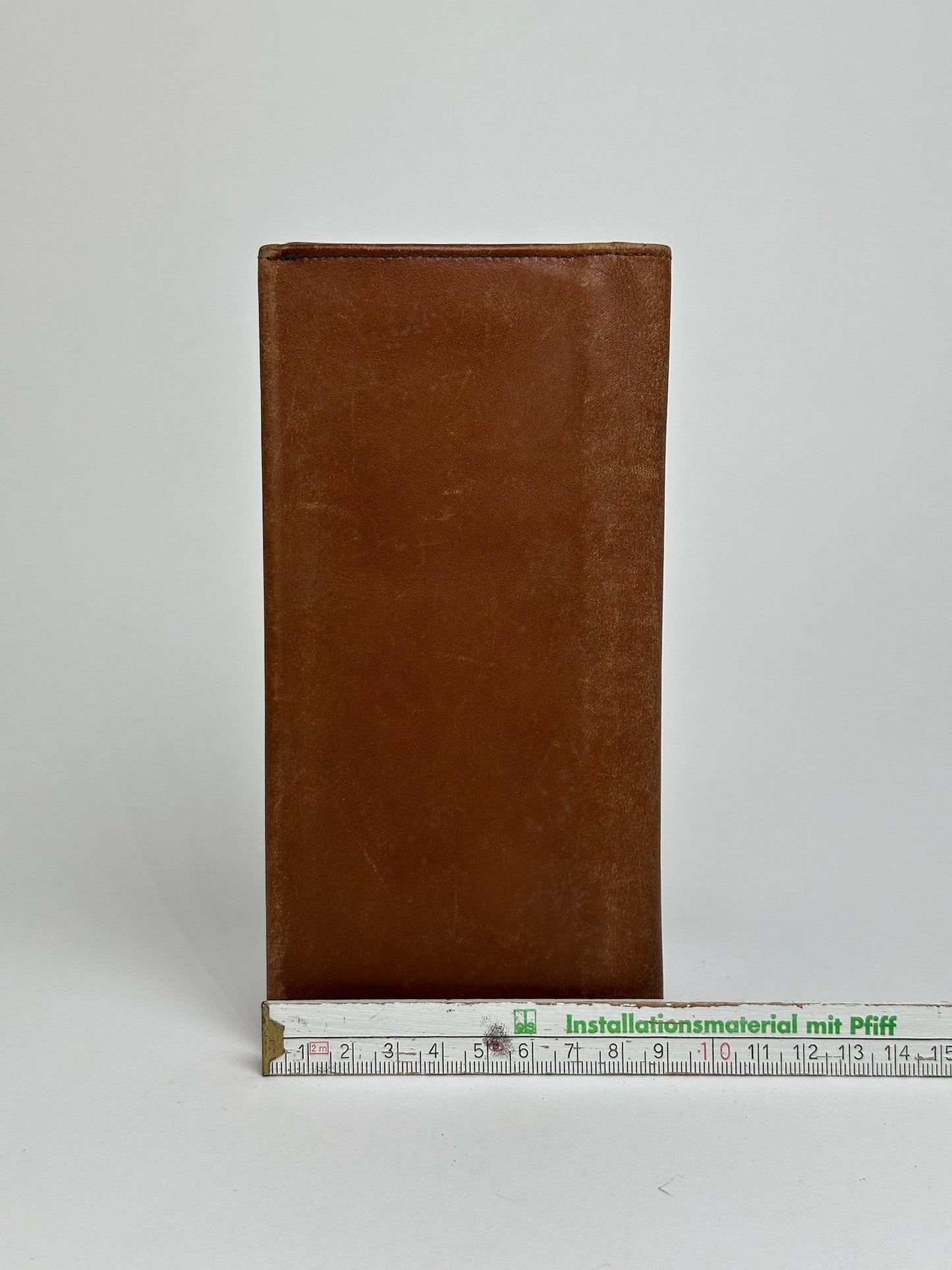 Vintage Celine Paris Leather ID Card Holder Brown