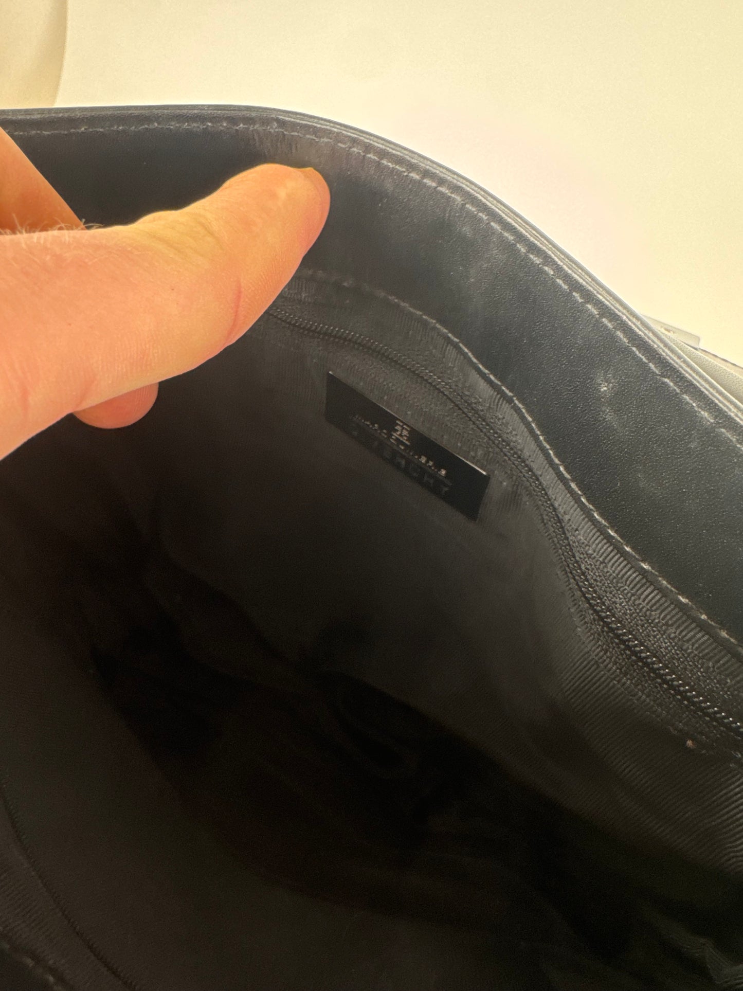 Vintage Givenchy Leather Handbag Black