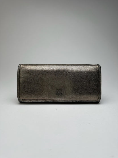 Vintage Loewe Madrid Leather wallet Silver