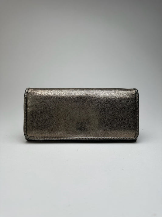 Vintage Loewe Madrid Leather wallet Silver