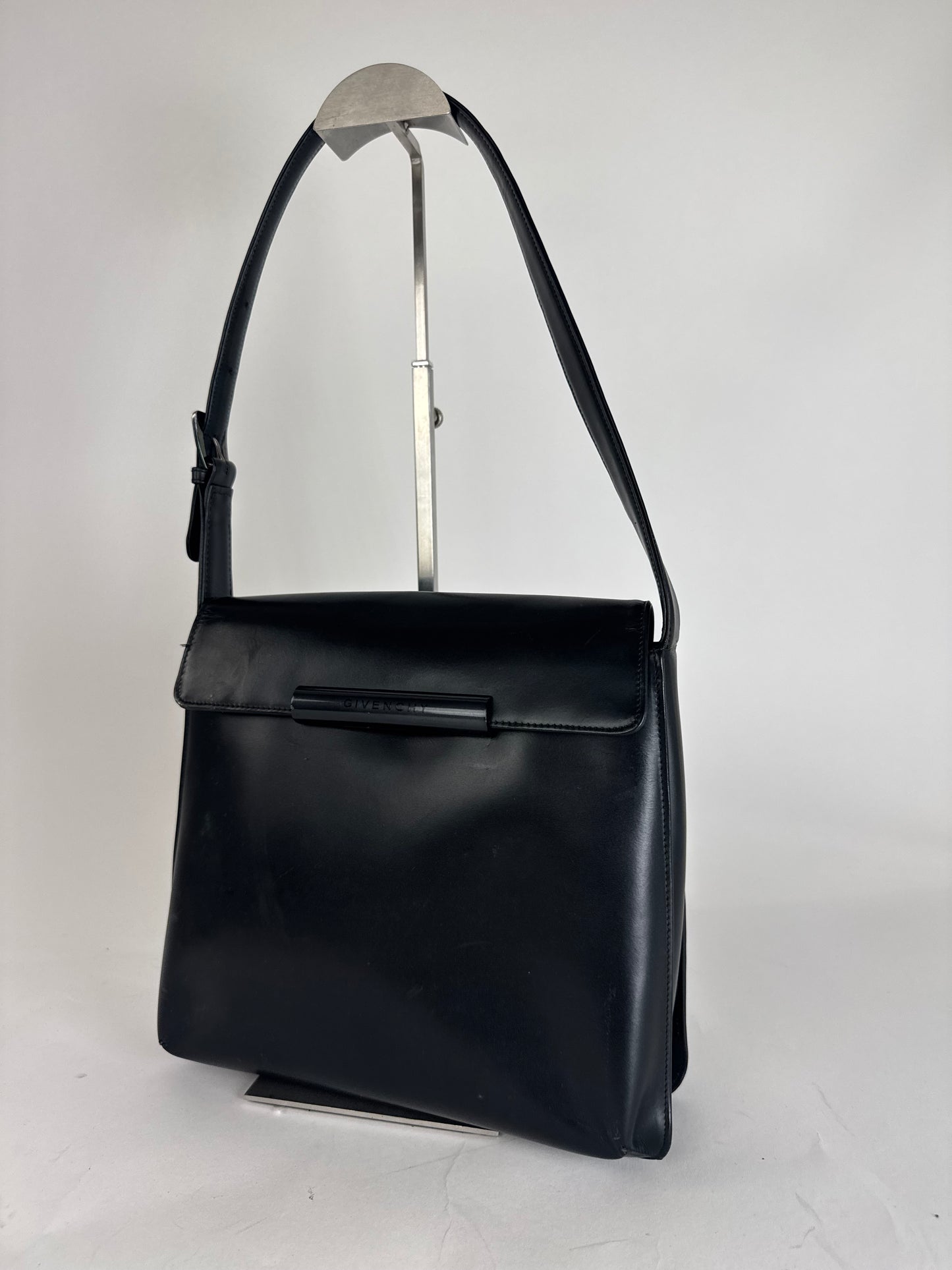 Vintage Givenchy Leather Handbag Black