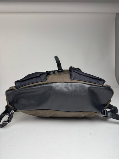 Vintage Balenciaga City Bag Backpack black kaki