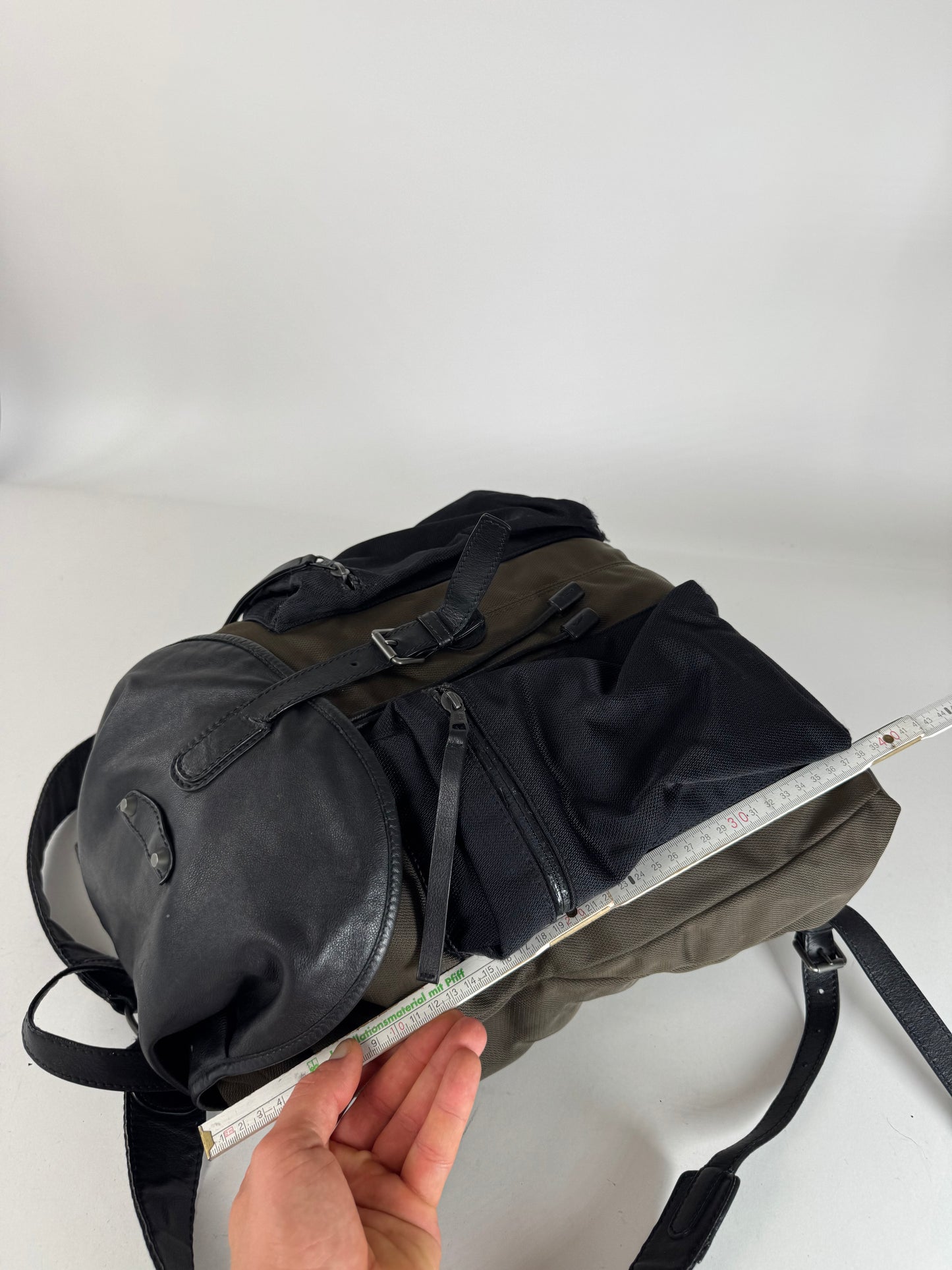 Vintage Balenciaga City Bag Backpack black kaki