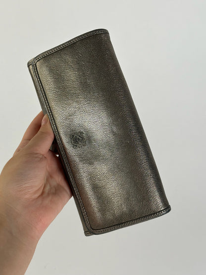 Vintage Loewe Madrid Leather wallet Silver