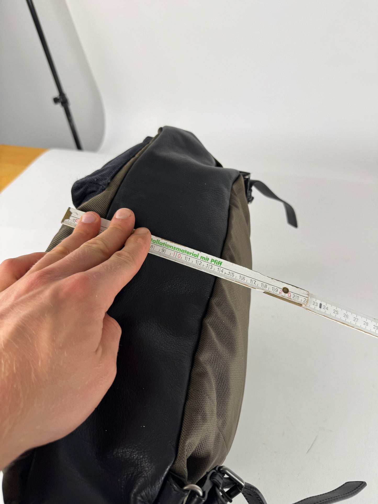 Vintage Balenciaga City Bag Backpack black kaki