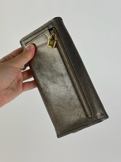 Vintage Loewe Madrid Leather wallet Silver