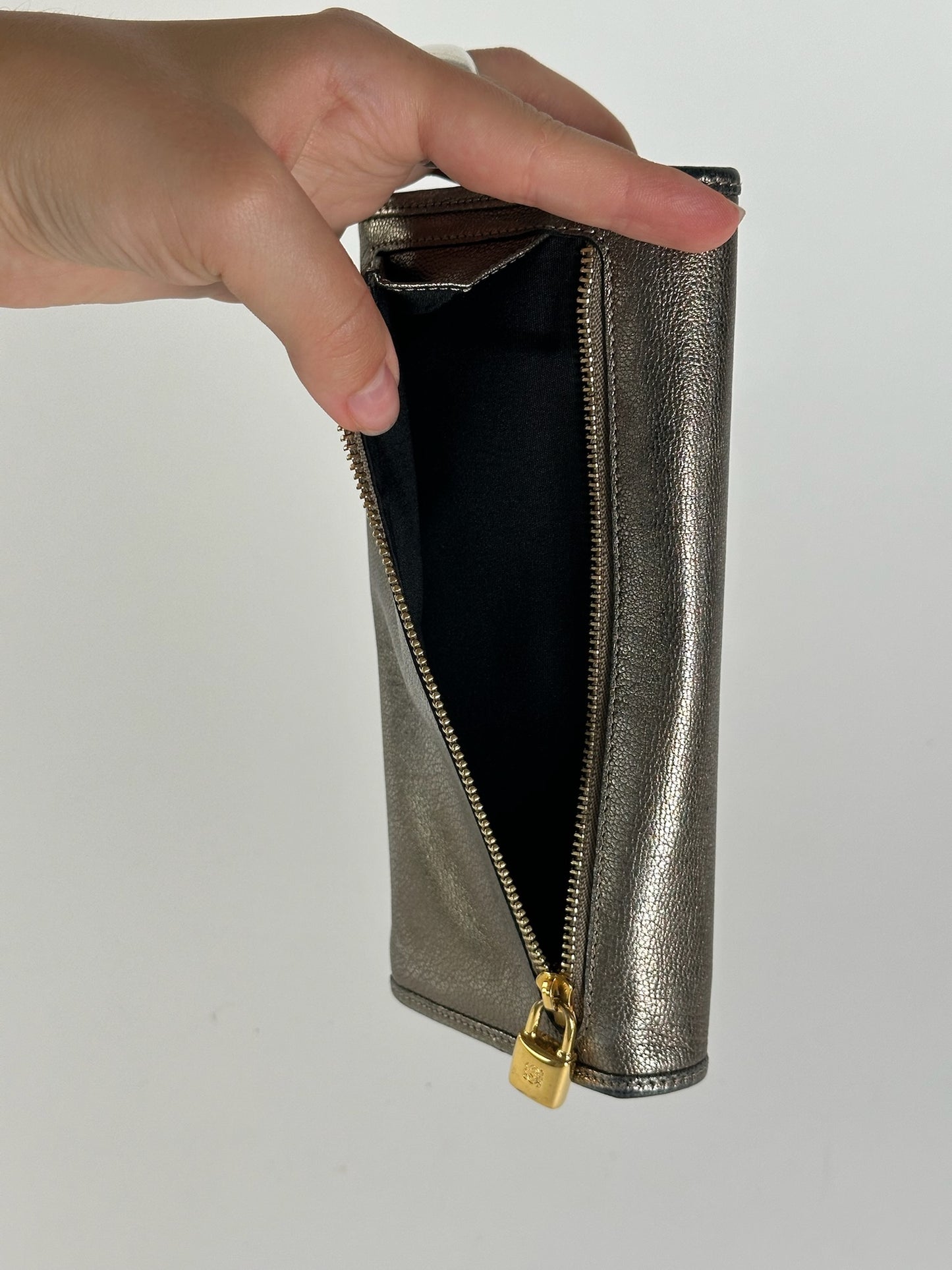 Vintage Loewe Madrid Leather wallet Silver