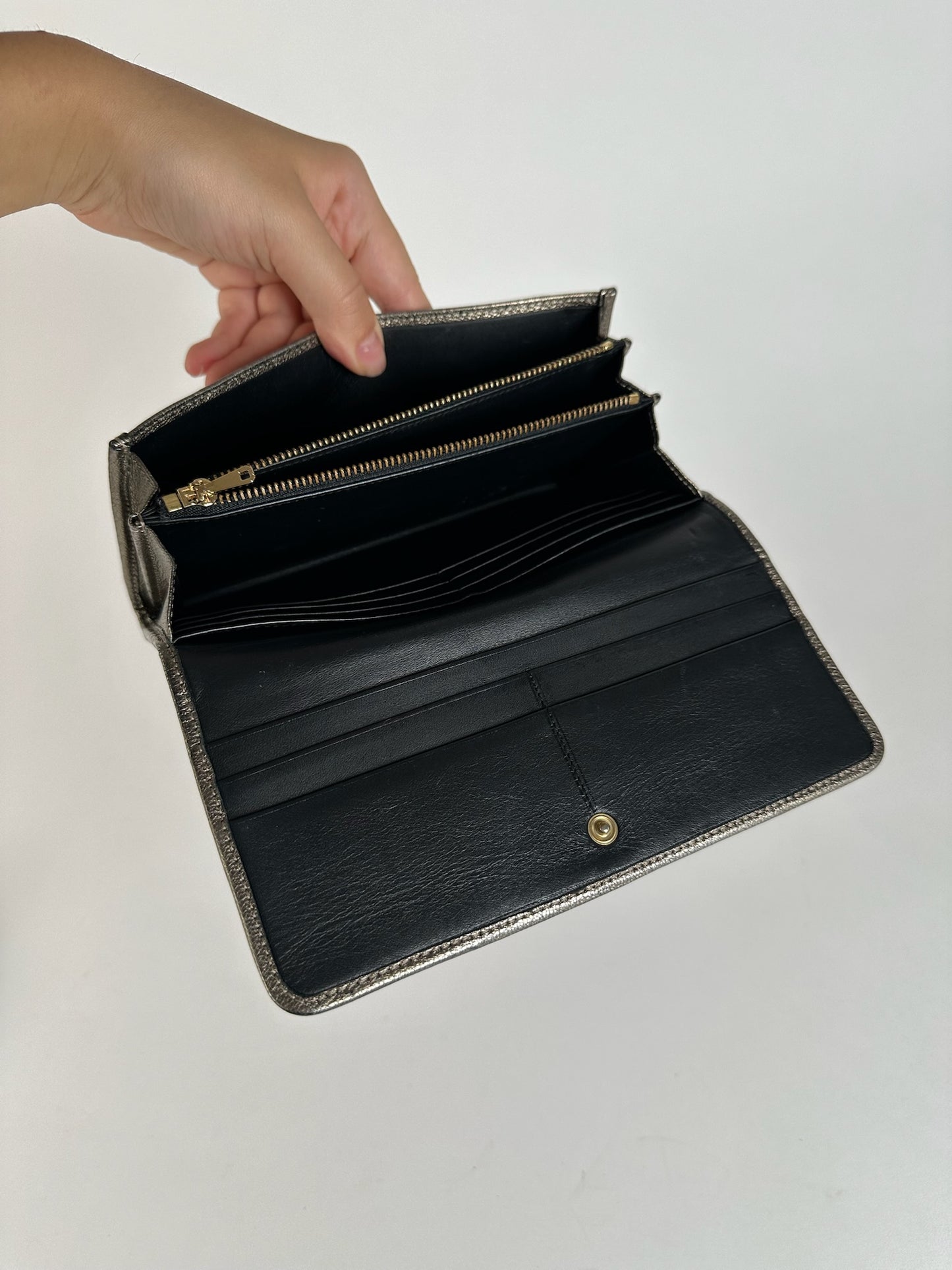 Vintage Loewe Madrid Leather wallet Silver