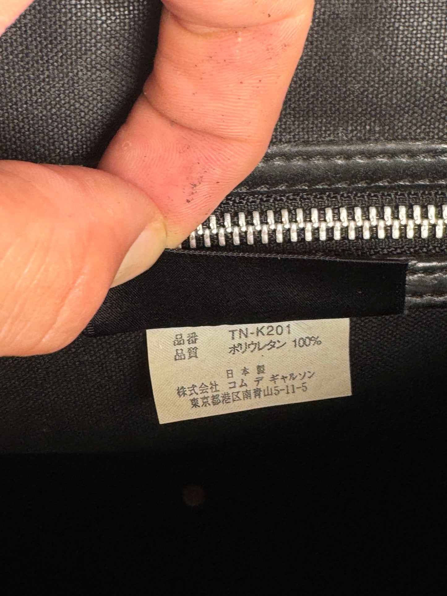 Vintage Comme Des Garçons Bag Black