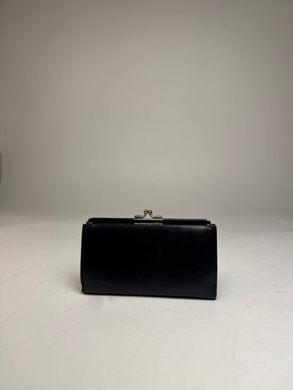 Vintage Dior Leather Wallet Black