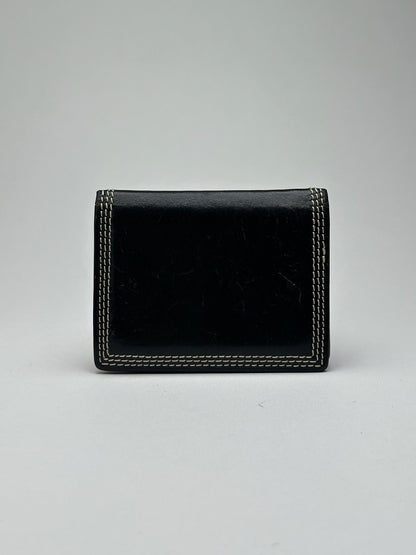 Vintage Vivienne Westwood Leather Card Holder Black