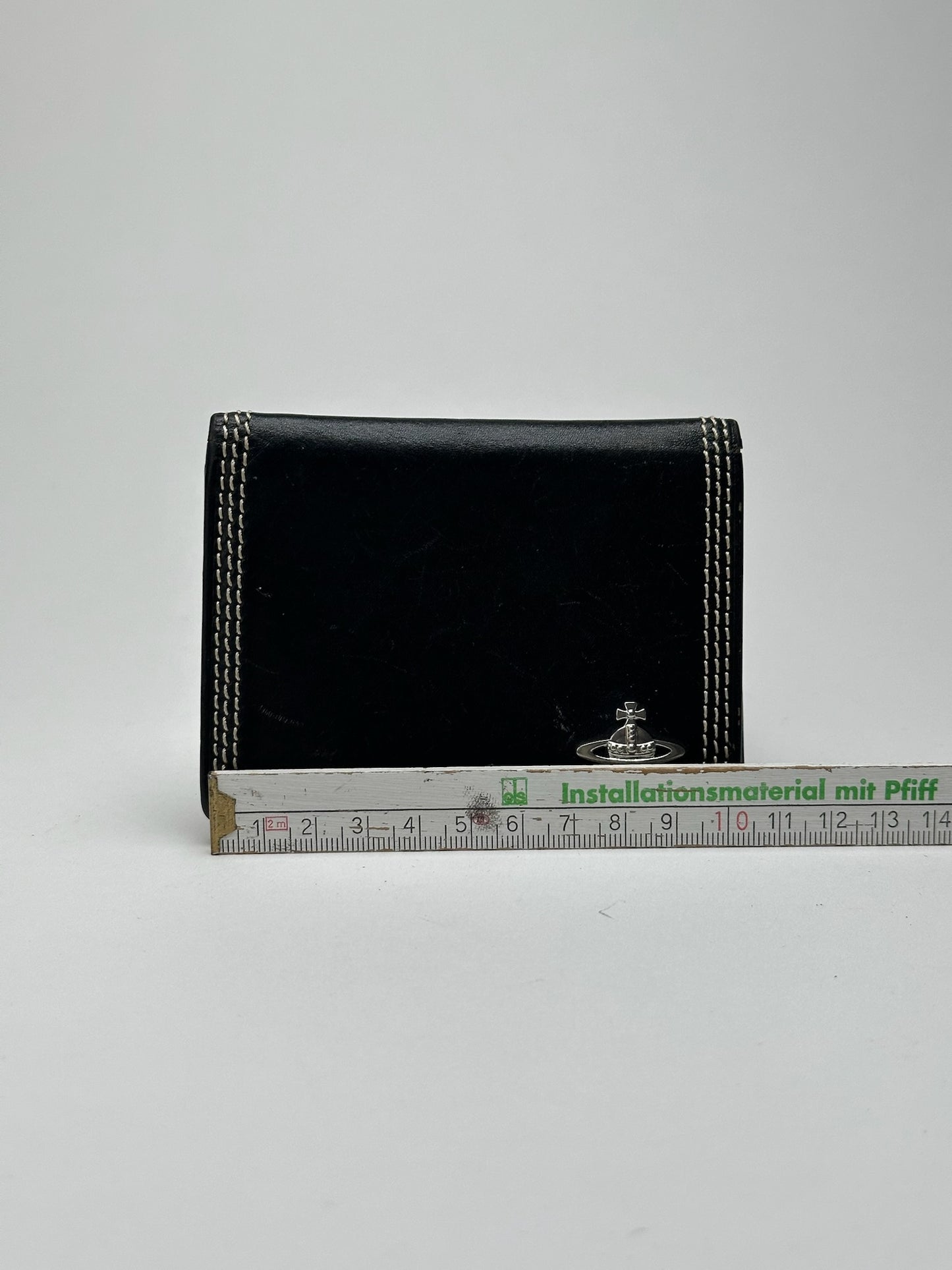 Vintage Vivienne Westwood Leather Card Holder Black