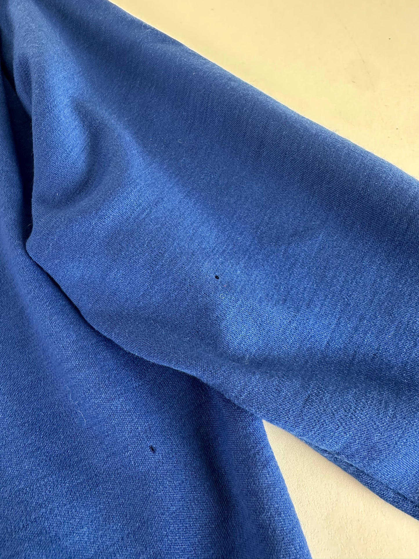 Vintage Yves Saint Laurent Vneck Sweater Blue Black