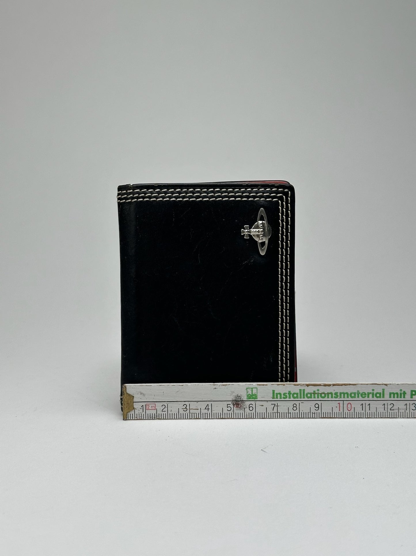 Vintage Vivienne Westwood Leather Card Holder Black