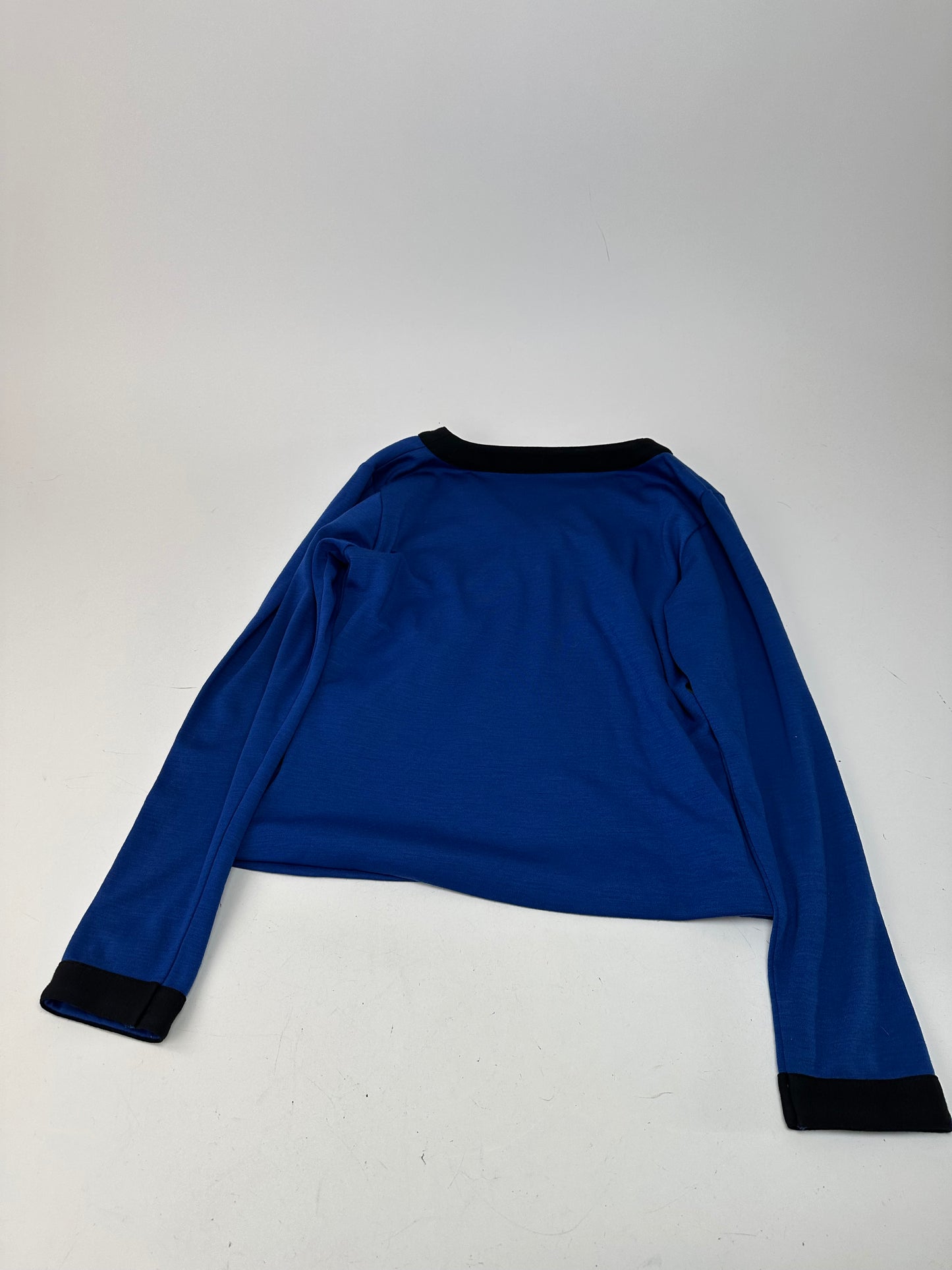 Vintage Yves Saint Laurent Vneck Sweater Blue Black