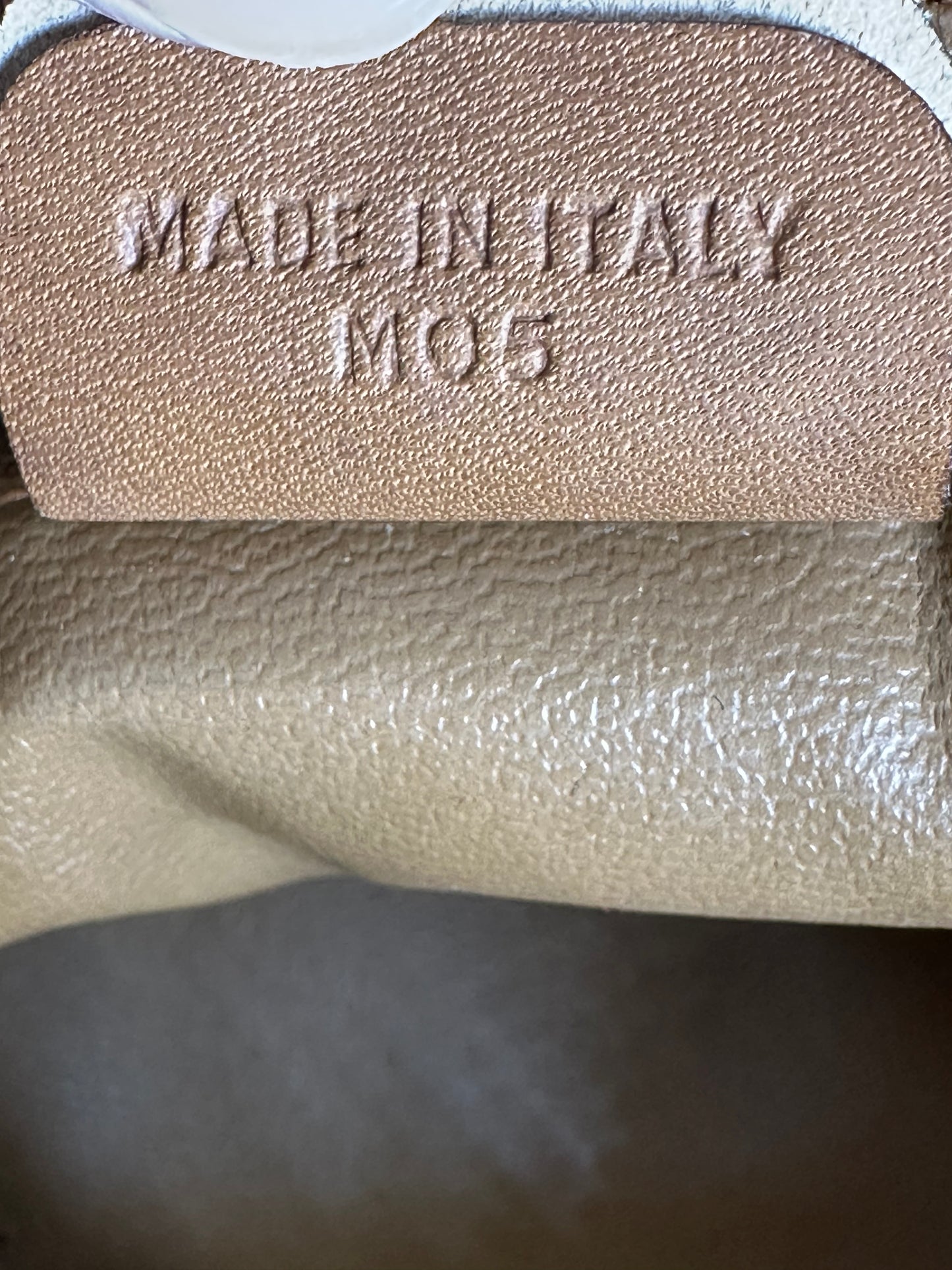 Vintage Celine Canvas Tote Bag Beige Brown Gold