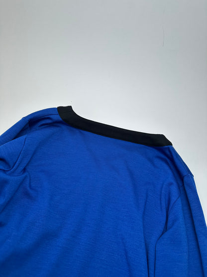 Vintage Yves Saint Laurent Vneck Sweater Blue Black