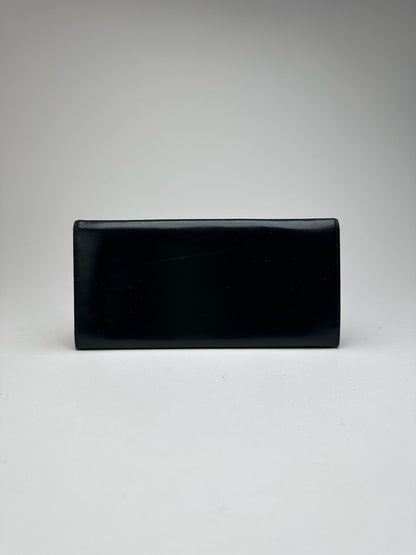 Vintage Cartier Leather ID Holder Navy