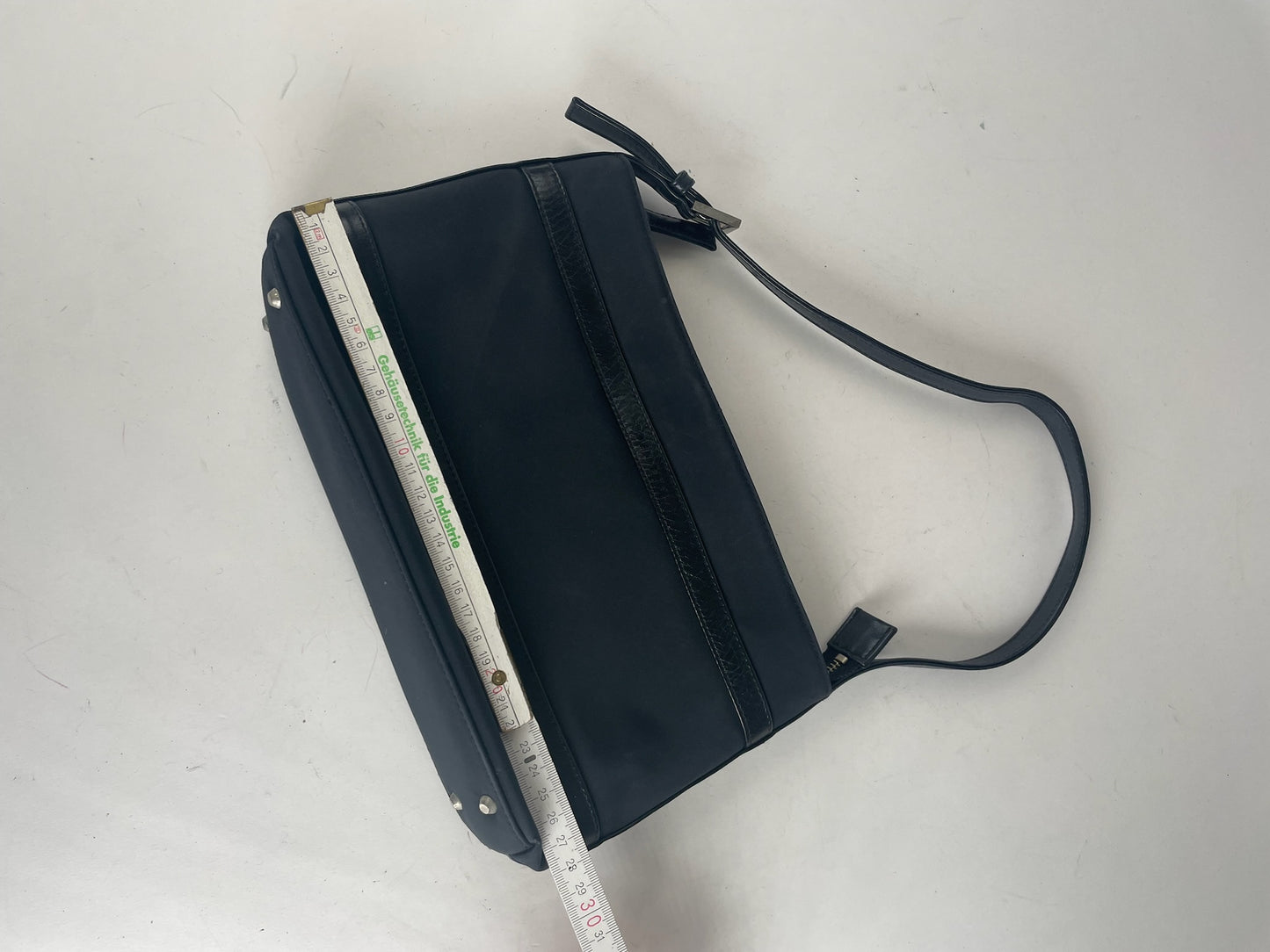 Vintage Courreges Leather Bag Black