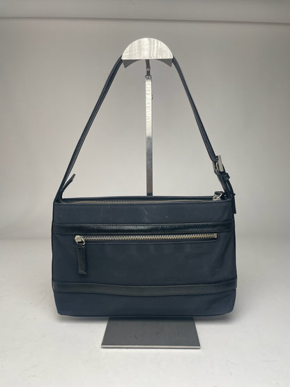 Vintage Courreges Leather Bag Black