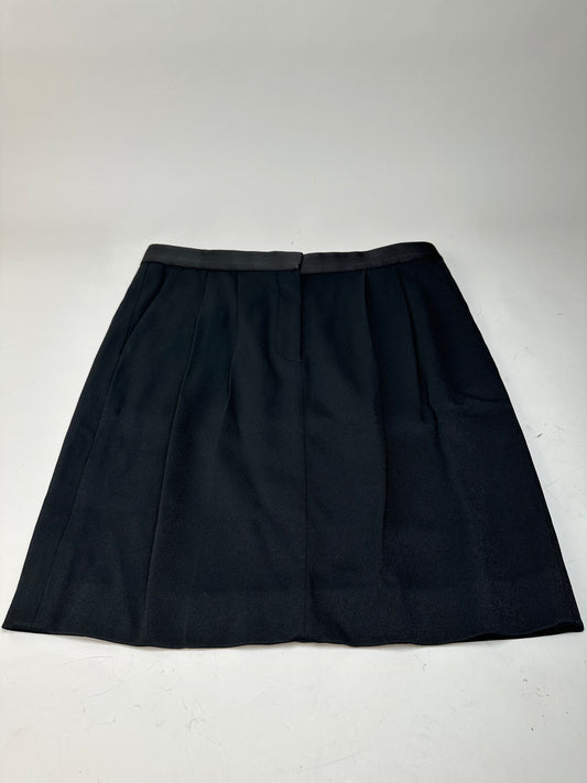 Vintage Celine Wool Blend Skirt Black