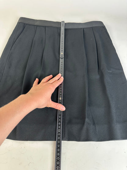 Vintage Celine Wool Blend Skirt Black M