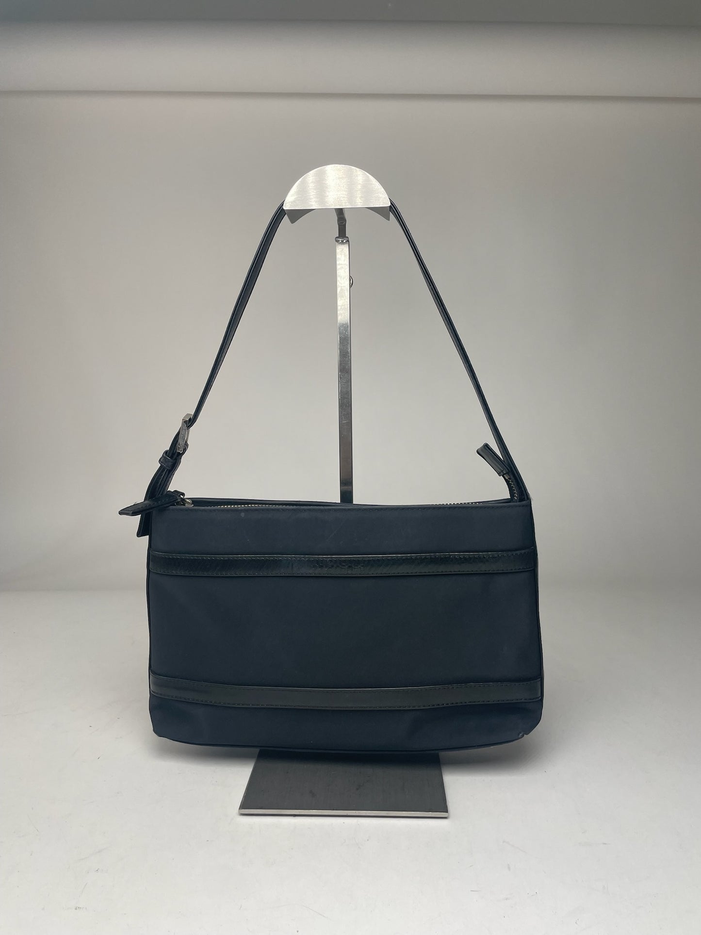 Vintage Courreges Leather Bag Black