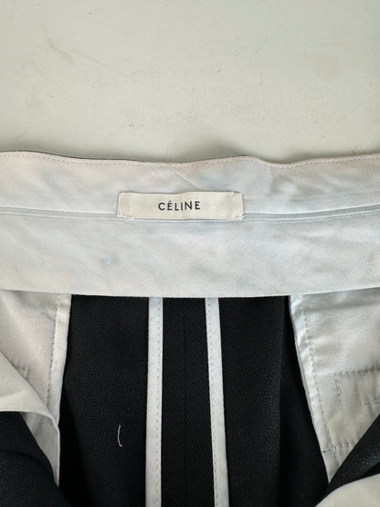 Vintage Celine Wool Blend Skirt Black M
