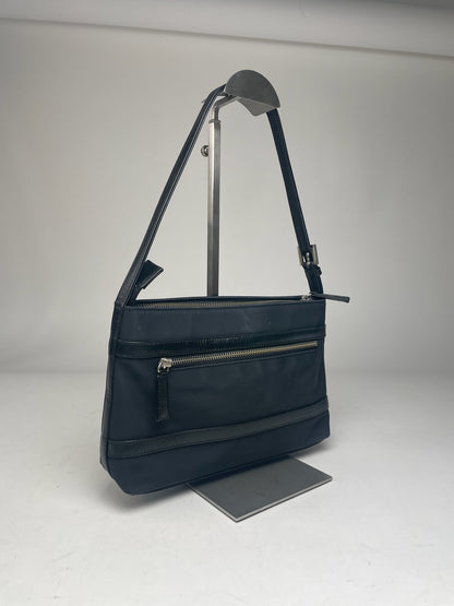 Vintage Courreges Leather Bag Black