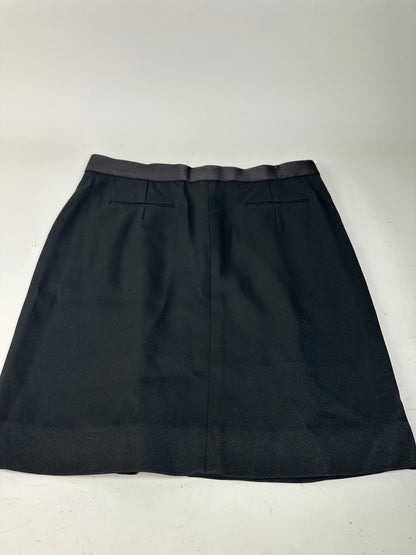 Vintage Celine Wool Blend Skirt Black M