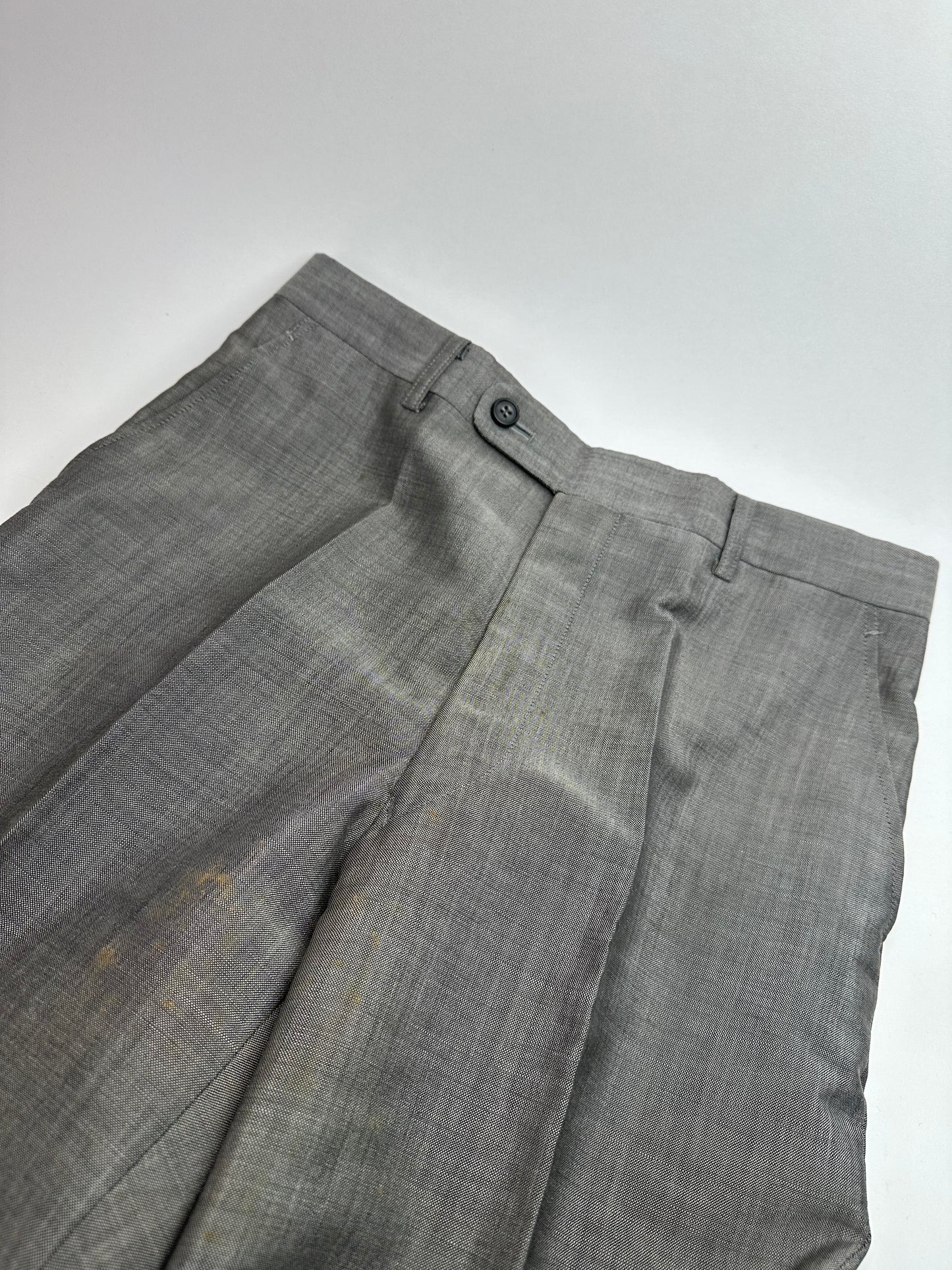 Vintage Dior Wool Pants Grey