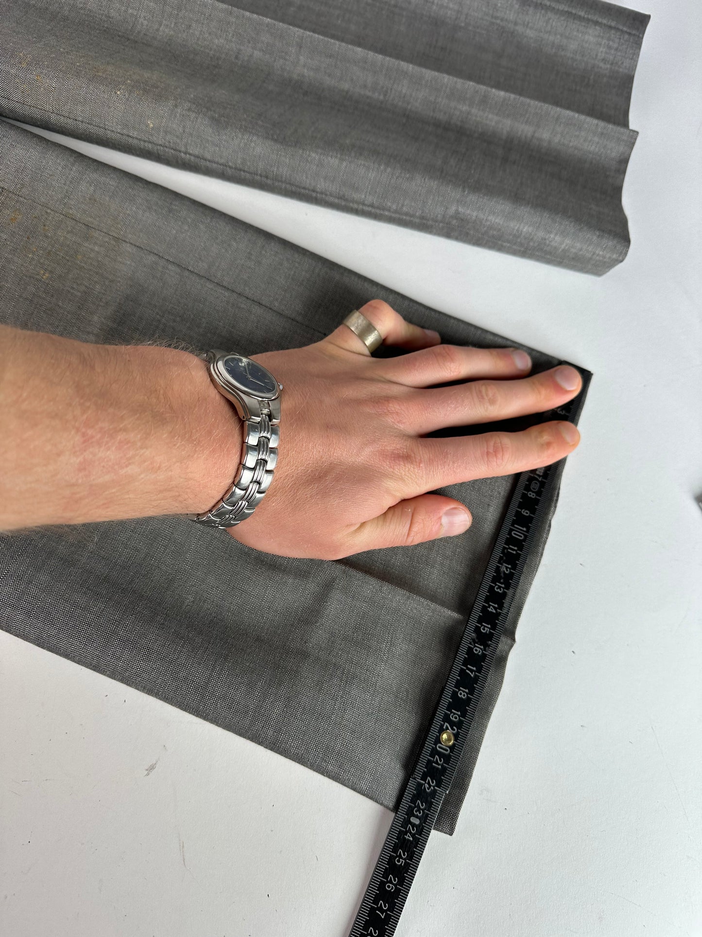 Vintage Dior Wool Pants Grey