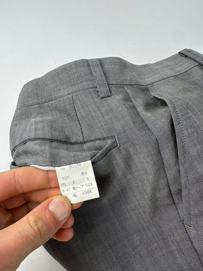 Vintage Dior Wool Pants Grey