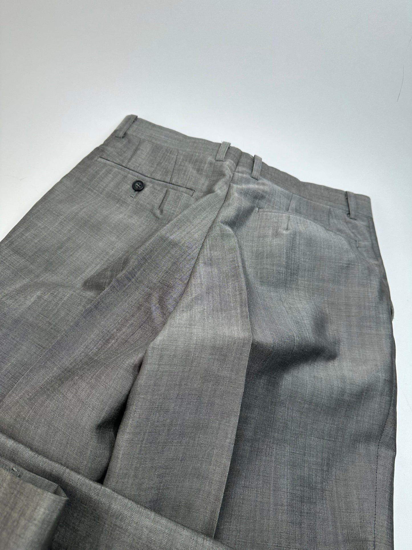 Vintage Dior Wool Pants Grey
