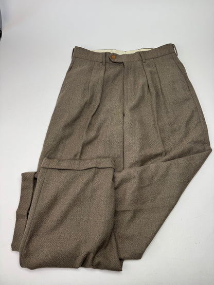 Vintage Armani Wool Suit Khaki 48/M