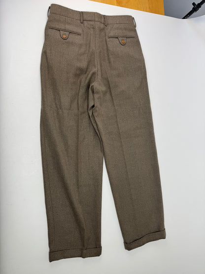 Vintage Armani Wool Suit Khaki 48/M