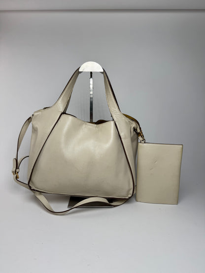 Vintage Stella Mc Cartney Vegan Leather 2Way Shopper beige