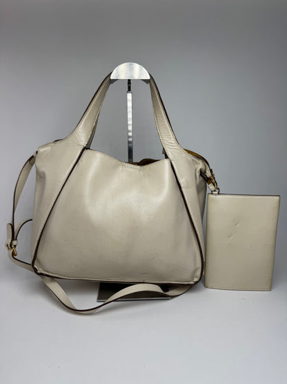 Vintage Stella Mc Cartney Vegan Leather 2Way Shopper beige
