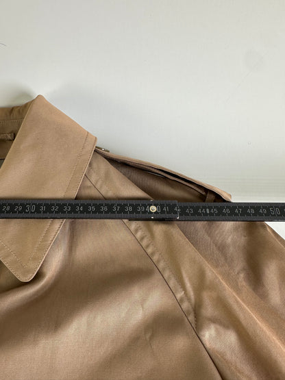 Vintage Yves Saint Laurent Cotton Trench Coat Beige M
