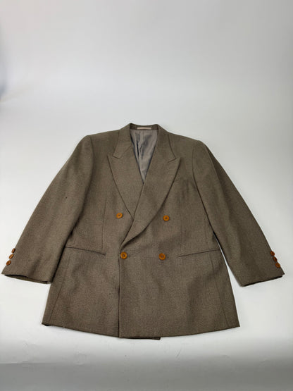 Vintage Armani Wool Suit Khaki 48/M