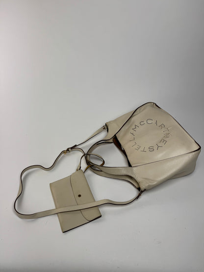 Vintage Stella Mc Cartney Vegan Leather 2Way Shopper beige