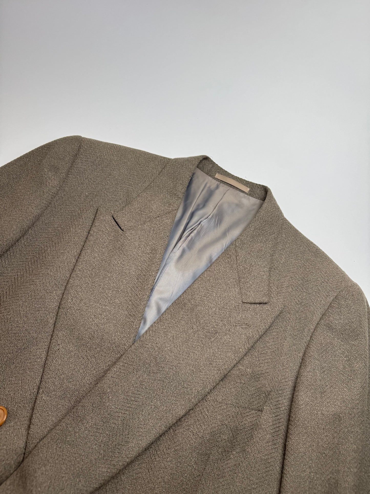 Vintage Armani Wool Suit Khaki 48/M