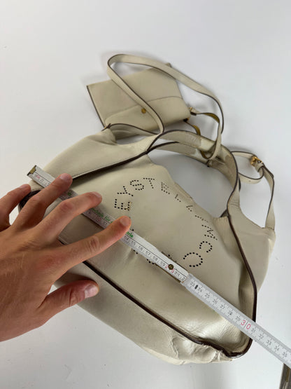 Vintage Stella Mc Cartney Vegan Leather 2Way Shopper beige